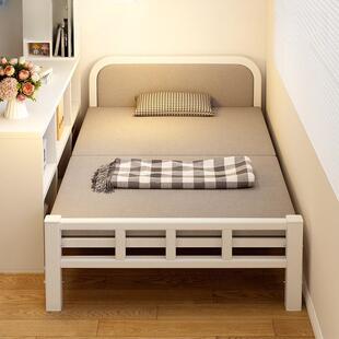 单人床家用折叠床出租房小床卧室加床一米二简易床成人米双人床邮