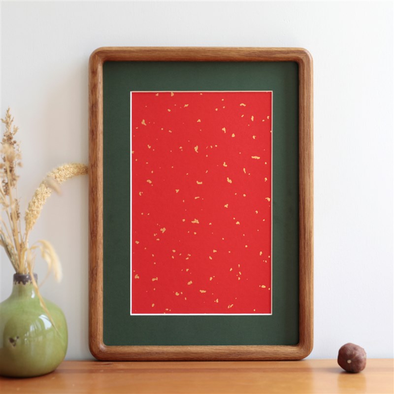 自己写书法空白实木相框摆台摆件绿色家居装饰画创作礼物礼品DIY