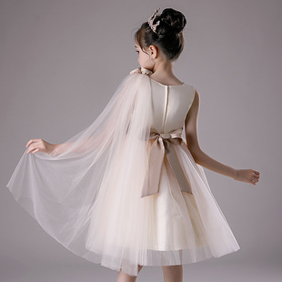 儿童礼服生日蓬蓬裙公主裙中大童六一表演服小主持人幼儿园演出服