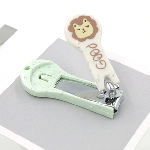 卡通可爱指甲剪指甲钳婴幼儿童成人安全防飞溅不锈钢斜口美甲剪子