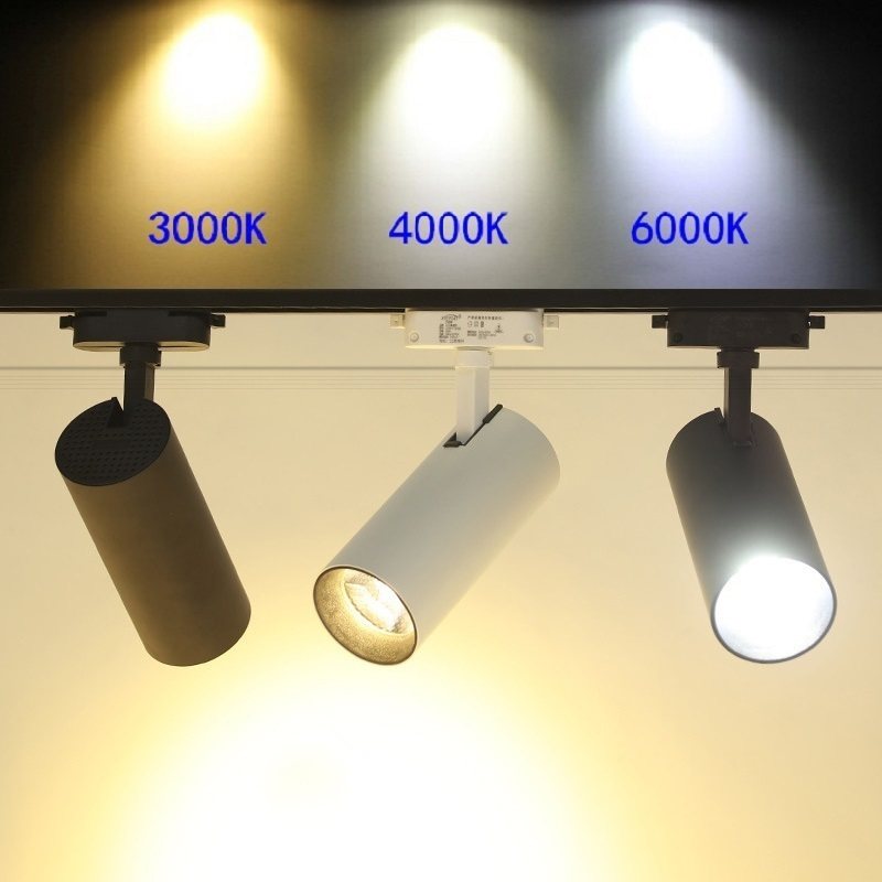 发廊轨道LED射灯超亮明装cob服装店铺12瓦30W理发店美容商用聚光,家装灯饰光源,明装射灯,淘宝优惠券,粉丝福利购,淘宝优惠卷