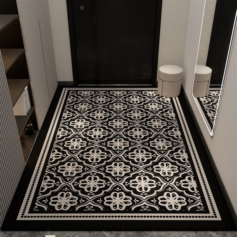 高级地垫入户门垫门口脚垫家用地毯进门耐脏防滑客厅玄关大门垫子