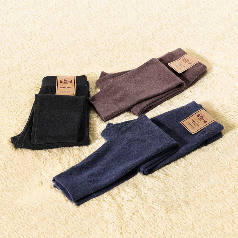 儿童保暖裤内穿厚秋裤德绒秋冬款冬季男童打底加绒黑色2024新款男