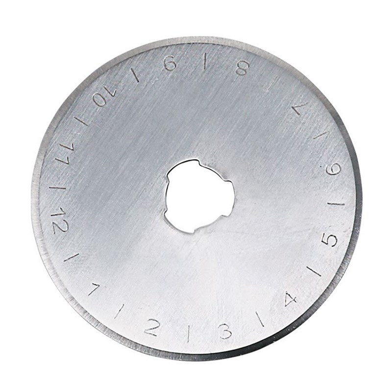 带刻度切割圆形刀片 切薄膜胶带布料纸管皮革圆刀片分切机刀片