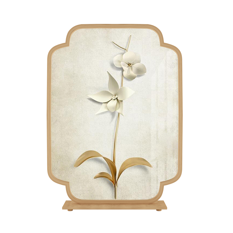 新中式实木屏风隔断客厅餐厅分隔小户型卫生间入户门遮挡原木半透