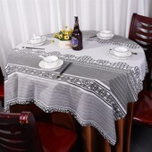 石头布一次性桌布长方形圆桌防水防油加厚餐厅饭店大排档商用台布