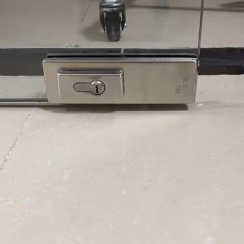 无框门玻璃门地锁商铺大门办公室地弹簧门锁夹门夹钢化门地插销锁