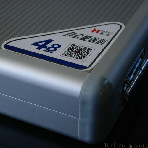 钥匙箱48位锁匙柜壁挂式管理箱铝合金收纳分类钥匙牌扣医院钥匙盒