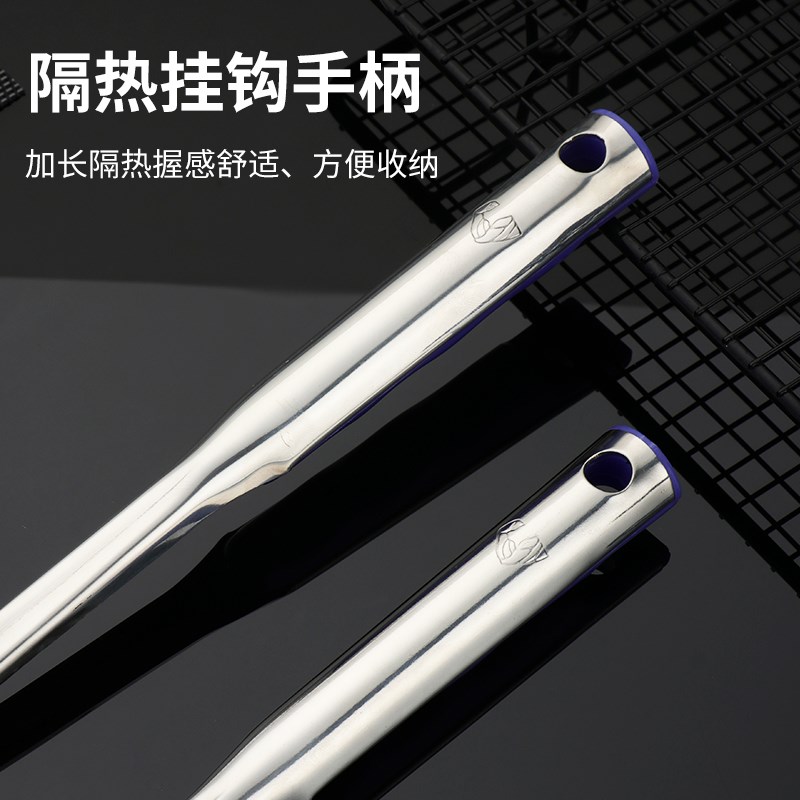 不锈钢漏勺笊篱过滤网家用商用厨房用品捞面大小漏勺油炸捞勺饺子