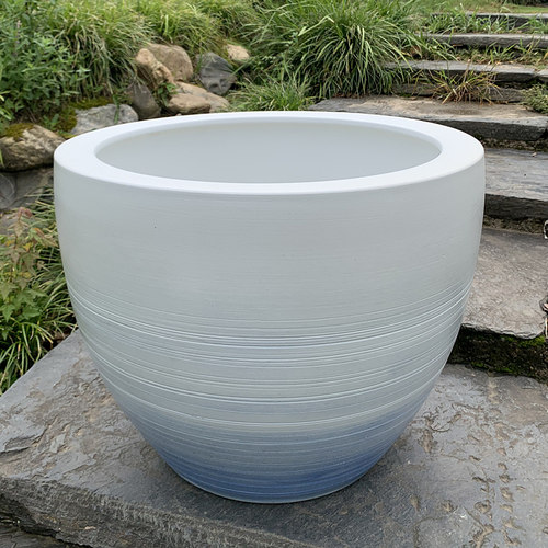 景德镇陶瓷鱼缸特大号睡莲盆荷花缸种树庭院客厅阳台摆件落地水缸