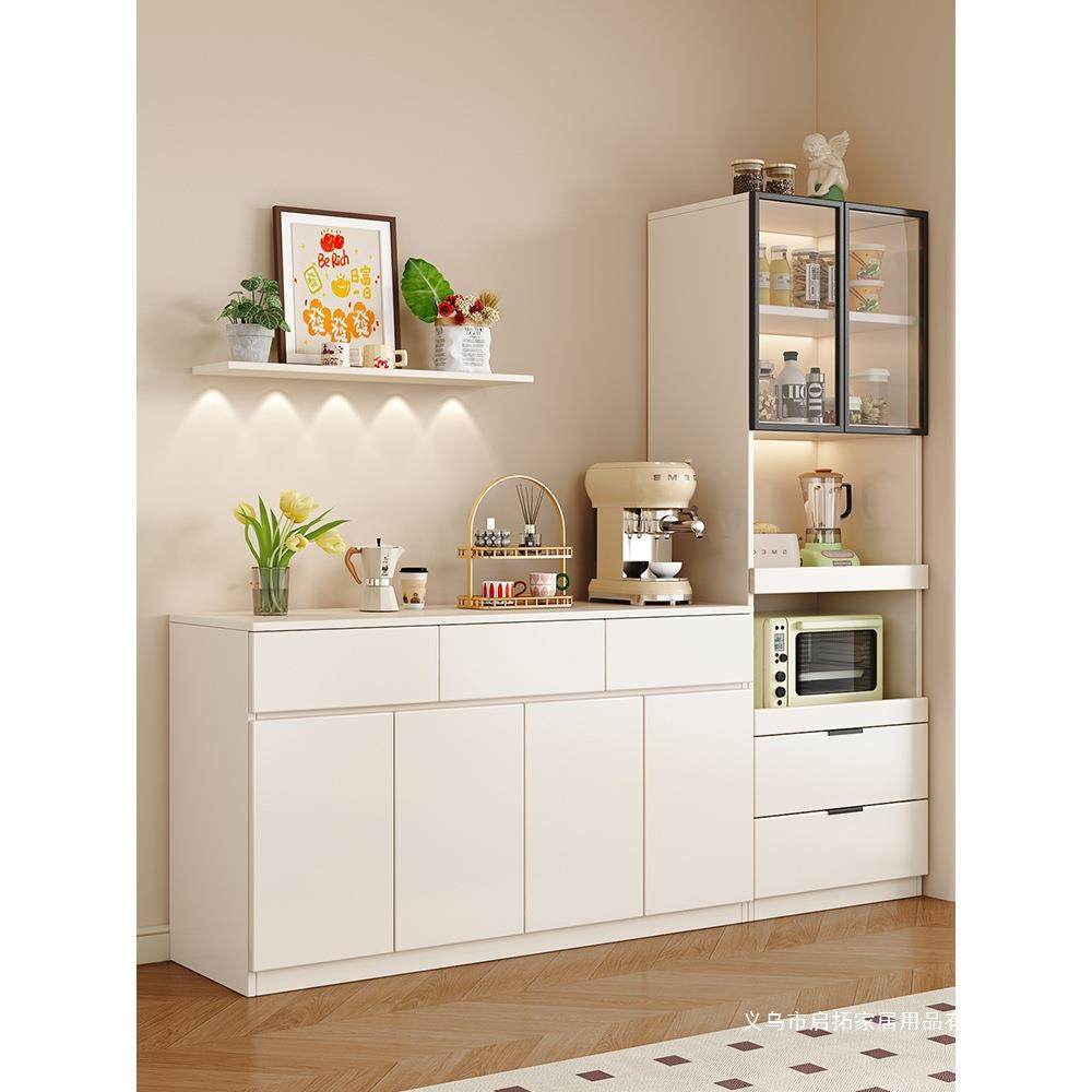 实木餐边柜靠墙一体客厅茶水柜高低组合柜子家用储物柜厨房置物柜,电子元器件市场,其它元器件,淘宝优惠券,粉丝福利购,淘宝优惠卷