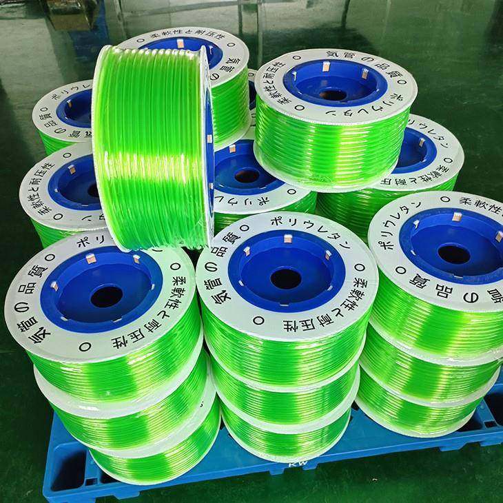 现货tpu气动软管防爆空压机8*5聚氨酯软管聚醚气管绿色pu气动管64