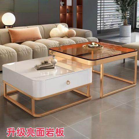 轻奢茶几客厅家用现代简约小户型网红方形玻璃岩板茶几电视柜组合,鲜花速递/花卉仿真/绿植园艺,割草机/草坪机,淘宝优惠券,粉丝福利购,淘宝优惠卷
