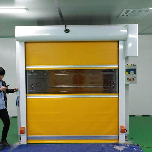 符合GMP标准的密封款软帘快速门CE认证的高速卷帘门出口厂家直销