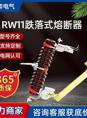 RW10/RW11-12/100A200户外高压跌落式熔断器保险丝座柱上令克开关