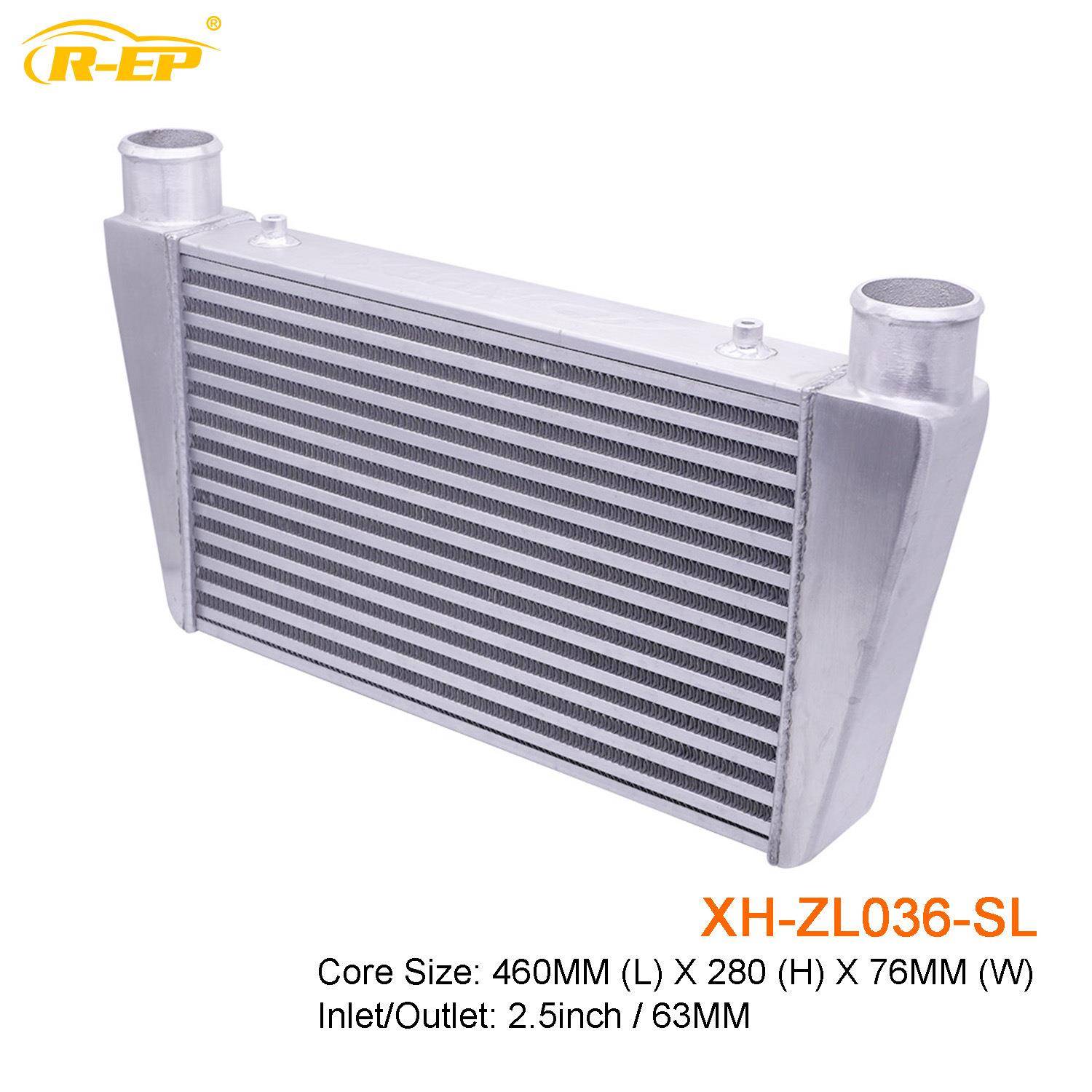 汽车中冷器通用460x280x76MM-65MM散热器进气涡轮增压改装管式