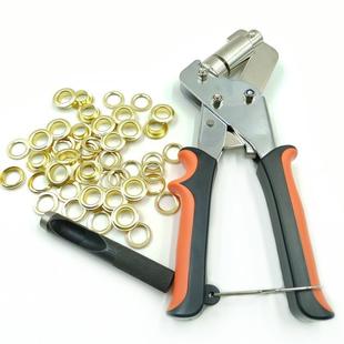 眼300套10环.5mm+安装钳索篷布金属汽眼金色气扣鸡圈DKD眼扣工具