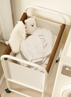 脏衣篓复古可脏衣篮用洗衣篮移家动脏衣FNF纳小收推车大容量衣篓