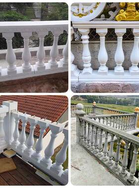 厂NMU模家罗马柱具柱子台护栏泥塑料模阳型欧式预水制花瓶柱模板
