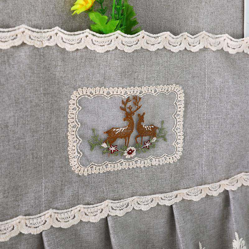 新罩款冰箱盖布防尘罩对开门单门布艺洗衣机滚筒冰箱套盖马开bxj8