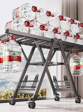 白色航LDA009奶空级折叠架家用铝合金落地室晾内阳台晒被神器晾衣