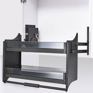 吊柜升降拉篮房下上拉式调味篮橱柜柜物架冰箱上方无品牌/厨高置