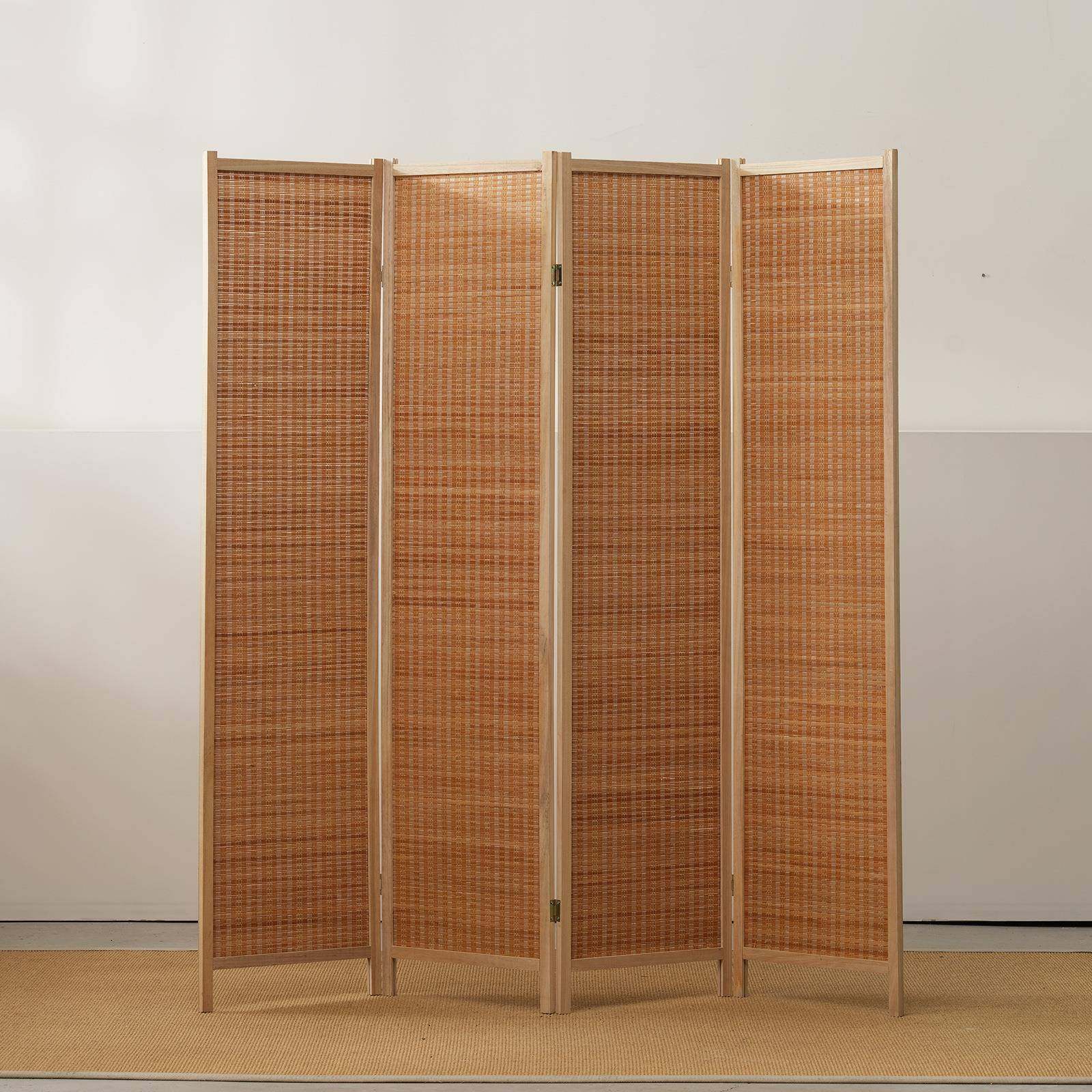 客屏厅风现代酒店简隔约家居玄关办公室可移屏动折叠LYSD2024竹帘