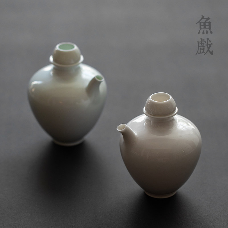 中式复古陶瓷家用酒具套装一口白酒杯小酌一人独饮 酒器酒盅酒壶