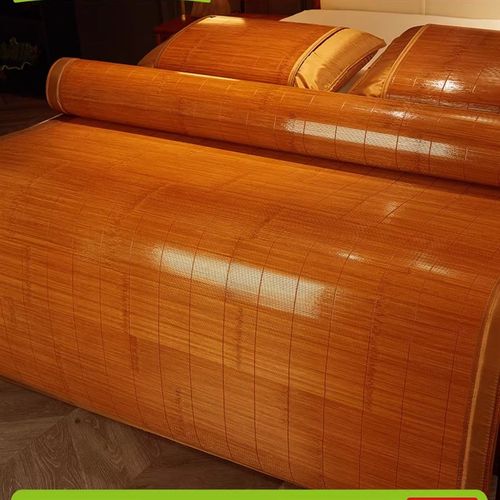 黄古林高端竹席凉席夏天2025新款席子可折叠双人竹子藤席双面夏季