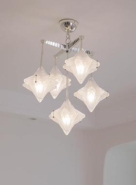 玄吊灯阳台吧关台床头走廊过道美式法式油风70794中古复吸顶星星