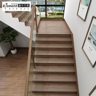加3820厚15m木纹梯级地砖l哑光楼梯瓷砖踏步砖别墅复式 oft防滑m台