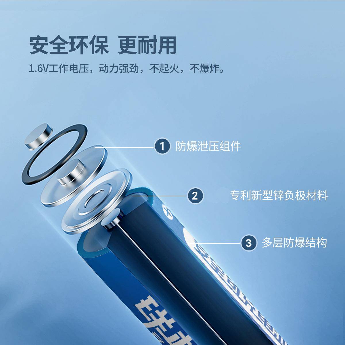 镍7电电锌池遥充控器计算器体重秤通用七号号镍锌充电404电池套装