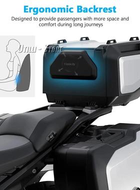 适用宝R100GS马225新款0摩托车配件改BMWR130装后3备箱乘客靠背垫