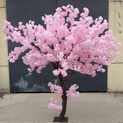 家直销塑料大型树婚庆现樱花树假场装饰新年仿真厂花树假绿植缨花