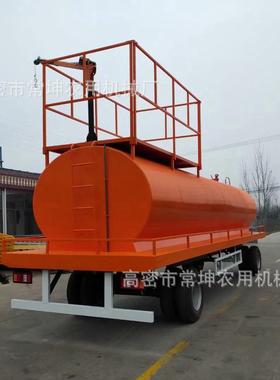 20871吨水罐政拖园林浇灌拖车路绿化水洒车车消防水罐拖车油罐拖