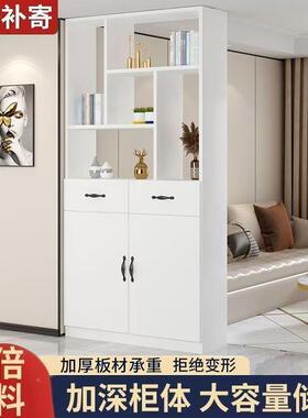 实厅木玄关柜一体入户门柜MMN客厅鞋装饰柜进门柜屏隔风断储物柜