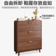 超斗翻实木鞋 薄柜门口家用入户经济型收纳空间小省户DSZ型简易鞋