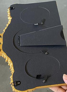 北欧式代简约式婚庆金色雕花照现片墙树XVO脂画油挂欧画摆台