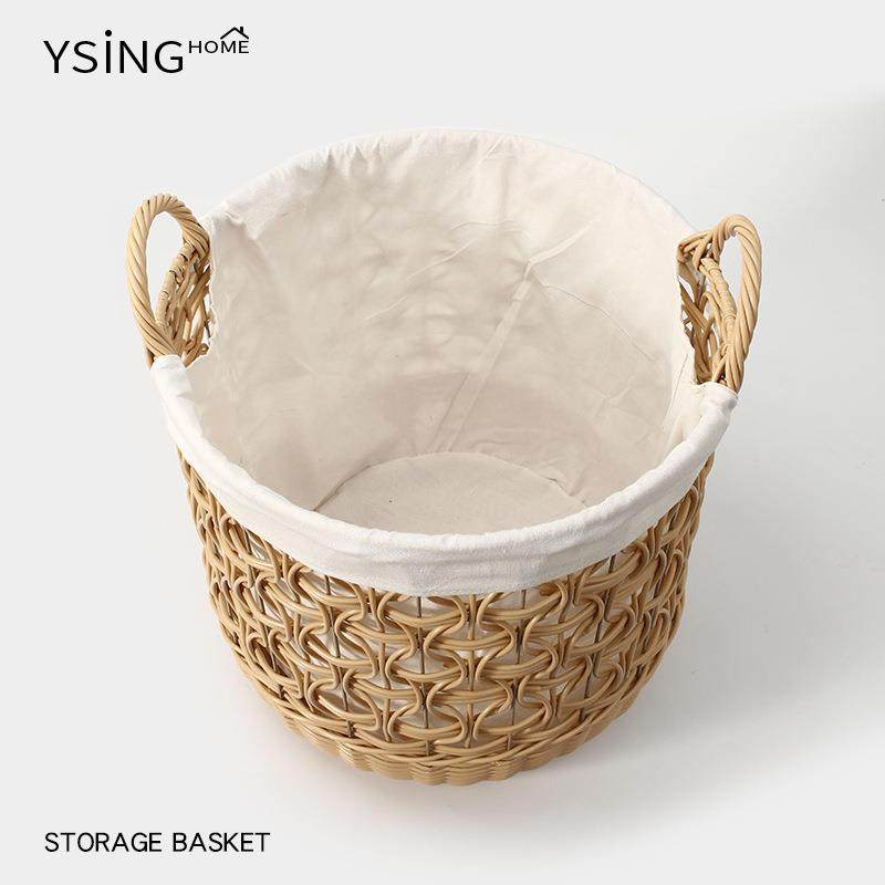 藤仿zyl编脏衣篓高颜值奢大容量衣服收筐纳家用轻带内衬手提杂物,收纳整理,脏衣篮,淘宝优惠券,粉丝福利购,淘宝优惠卷