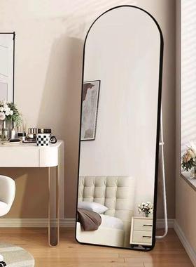 镜子落地家用网全红拱形挂墙穿衣尺镜大寸女生服79168装店立体试