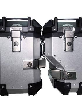 快铝拆合金箱45L箱38L42919摩尾托车后备箱收纳箱储边物箱摩托车