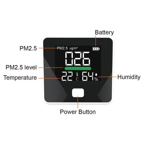 3合一DM103B雾霾检器测.仪PM25室内粉尘检激测光传感实时检测