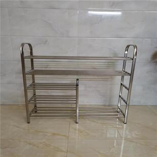 M加长80、NJA100C鞋锈钢不四层五层六层鞋架加高可放长筒靴水的鞋