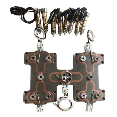 厂家热流道一八开式放出系统TQA注塑模具针阀式点胶道热流系统定