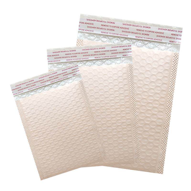 裸粉色泡QMF袋自粘防水彩服泡装泡泡沫打包快递袋气色共挤膜气信