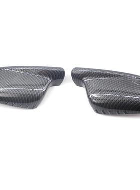 适于宝马7碳系E663系E46两7系E663门亮黑罩倒车镜外壳用纹后视镜