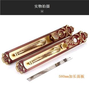 欧式 XXL8奢双开门铜锁户大铜锁雕锻压5花8mm长0面板 别墅轻入T87