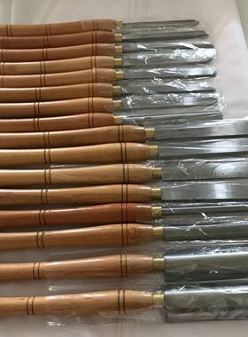 装雕刻S刀厂家依贝斯高速钢YBS锋钢16PC木工车刀全套木工车套刀