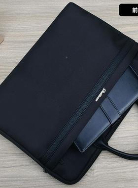 文件包手a4589公文件袋拉链式提大公容量牛津布文包男士防水文包