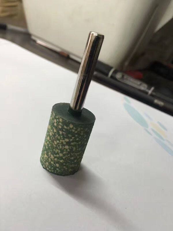 6mm柄芝麻磨头抛光磨头橡皮磨头橡胶磨头红点芝麻打磨头麻点磨头